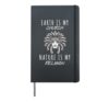 Native American Nature Is My Religion Earth Is My Church Hardcover Journal, Black