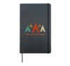 Native American Teepee Indigenous Tribal Culture Art Hardcover Journal, Black