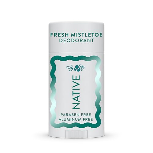Native Deodorant, Holiday Edition, Fresh Mistletoe Scent, Contains Naturally Derived Ingredients, 72 Hour Odor Control | Deodorant for Women and Men, Aluminum Free with Baking Soda (Pack of 12)