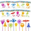 NatNarr 50PCS Halloween Sticky Hands, Sticky Hands for Kids Goodie Bag Stuffers and Halloween Party Favors for Birthday Gifts, Classroom Prizes, Pinata Fillers, Student Rewards