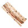 Natural Wood Craft Sticks 6pcs for DIY Home Decoration Projects