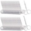 Natzerat 24 PCS Facial Hair Small Grooming Scissors Bulk For Men Women