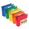 Navona 5 Pack Plastic Hanging File Folders