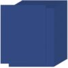 Navy Cardstock 8.5 x 11 in, 100 Sheets, 65 lb No White Core