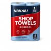 NBKALI Multi-Purpose Shop Towels, 2 Rolls, 55 Sheets Each, 110 Total
