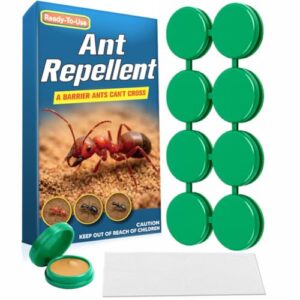 NCSIFDD Ant Away Repellent Indoor, Ant Away for Outdoor Use, Helps Keep Black Ants & Sugar Ants Away from Kitchen, Bathroom, Pantry & Home Areas, Easy to Use, Kid & Pet Safe-8 Pcs