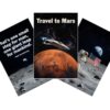 Neil Armstrong Moon Landing Apollo 11 Flag Travel to Mars 3 Poster Set — 3 Prints 12x18 Inch US Made