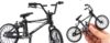 nektron 2 Pcs Mini Finger Bikes Party Favors, 4 Inch Miniature Metal Fidget Bicycle for Birthday Gift Collectors Goodie Bag Stuffers Christmas Stocking Fillers Prizes (Red,Green)