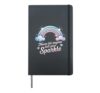 Never Let Anyone Dull Your Sparkle Hardcover Journal, Black