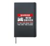 New Driver Gifts Funny Shirt for Teen Girls and Boys Student Hardcover Journal, Black