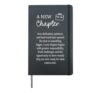 New Job Beginnings Congratulations Coworker Promotion Hardcover Journal, Black