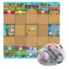 New See & Say Blue Bot Rechargeable Programmable Robot with Zoo Mat Bundle Pack