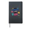 New Semester Mindset You Motivation Hardcover Journal, Black