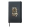 New spine feeling fine - spinal surgery Hardcover Journal, Black