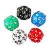 NEXAVKPR 30 Sided Dice D30 Acrylic Polyhedral Dice Set