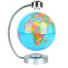 NHSUNRAY Magnetic Levitating Floating Globe World with LED Light Navy Blue