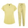 niaahinn Scrub for Women Stretch Top and Jogger Pants with Pockets