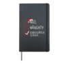 Nice Naughty Kindergarten Teacher Christmas List Santa Claus Hardcover Journal, Black