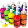 Nicpro 14 Colors Large Washable Paint Set for Kid (16.9oz), Tempera Paints