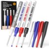 Nicpro 30MM Long Nib Marker Pens (Black, Red, Blue, White, 4 PCS)