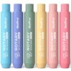 Nicpro 6 Pack Rotary Retractable Erasers, Soft TPE Twist Eraser-Rainbow