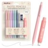 Nicpro Pastel Mechanical Pencil Set, 0.7mm Cute Pencils, 6 Pack