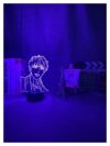 Night Light Acrylic 3D Night Lamp for Bed Room Decor (Colour: 7 Colours No Remote Emitting Colour: Colour1) (16 Colours with Remote Colour1)