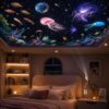 Night Light Projector, 5D Holographic USB Lamp with 12 HD Projection Discs