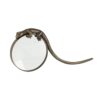 NIKKY HOME Vintage Handheld Magnifying Glass with Gecko Handle 5X Magnifier for Seniors Reading Books Newspapers and Kids Exploring Nature Pursuing Hobby Activities