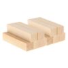 Nishiyuenyi 2X 10 Pieces Unfinished Blocks Balsa Blocks Blank Modelling Block Versatile Material Suitable for General Hobby