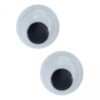Nishiyuenyi 4X 2Pcs Googly Wiggle Eyes Decoration Stick Moving Eyes Sticky Eyes for Crafts Puppets