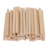Nishiyuenyi 50 Pieces Wooden Block Carving Whittling Wooden Stick Unfinished Wood Blocks Modelling Wooden Stick Smooth Surface Natural Wood Suitable for, 60mm 50Pack