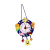 Nishiyuenyi DIY Wall Clock Clock Kids Cute DIY Handmade Material Kit Creative Craft Cognitive Educational Toy Clock Cloth Material Suitable for Home, Sea World