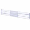 Nishiyuenyi Drawer r, Retractable Adjustable, Clear Gray