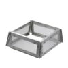 Nishiyuenyi Folding Portable Camp Windscreen, AINLESS EEL Conruction, Provides Wind Protection, ainless-033r M, for, Wind Deflector for ST-033r M fire Pit, 360x360x150mm, 1.7kg