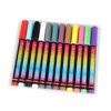 Nishiyuenyi Metallic Marker Pens Artist Painting Watercolor Pen Kit Color Marker Pens for Glass, 12 Colors