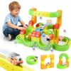 Nisuez 131PCS Electric Train Set for Kids with Upgraded Bigger Magic Tracks