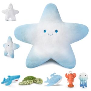 Niuniu Daddy Weighted Stuffed Animals, 20 in 3.3 lbs Starfish Calming Plush
