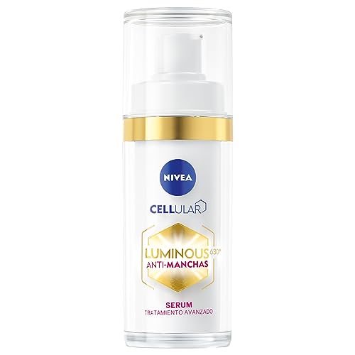 Nivea Cellular Luminous 630° Anti Dark-Spot Serum (Anti-Manchas), Advanced Treatment Serum - 30ml (1.01 fl oz) - With Hyaluronic Acid, for Luminous Skin without Age, Sun or Hormonal Spots