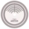 NIYANGLE Vinyl Record Player Speed Calibration Tool High Accuracy Acrylic Turntable Protractor for Needle and Vinyl Record Player Angle Adjustment