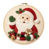 NKNXJDK Christmas DIY Felt Craft Kit, Sew Your Own Festive Ornaments, Creative Needle Felting Set for Beginners, Holiday Decoration Making Supplies, Gift for Friends and Family
