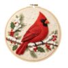 NKNXJDK Christmas DIY Felt Craft Kit, Sew Your Own Festive Ornaments, Creative Needle Felting Set for Beginners, Holiday Decoration Making Supplies, Gift for Friends and Family