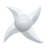 NKNXJDK Windstyle LED Light Up Ninja Shuriken Fidget Spinning Fan Disc, 2026 Upgrade Sensory Spinning with Colorful Light Modes, Cool Sci-Fi Design,Stress & Anxiety Relief Gift