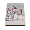 NLLZZ A5 Refillable Notebook, Leather 6 Ring Loose Leaf Notebook, 90 Sheets