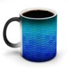 NLLZZ Color Changing Coffee Mugs Heat Changing Mug Ceramic Coffee Cup