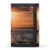 NLLZZ Sunset Seascape Sailboat Trifold Wallet for Men with 8 Card Slots