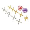 NMOWYBPY Jacks Game Set, Metal Jacks with Bouncy Balls Stress Relief Toy