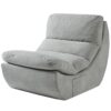 NOFFA Boneless Chair 32 Inch Cozy Bean Bag Chair for Teens Aduls, Grey