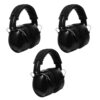 NOLITOY 3pcs Safety Ear Muffs Tight Sealing, Lightweight Black