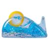 Non-Slip Desktop Tape Dispenser, Clear Liquid Glitter Tape Dispenser